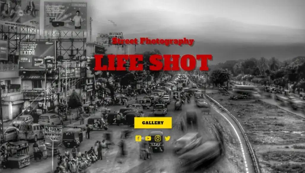 Street Photography no code website template