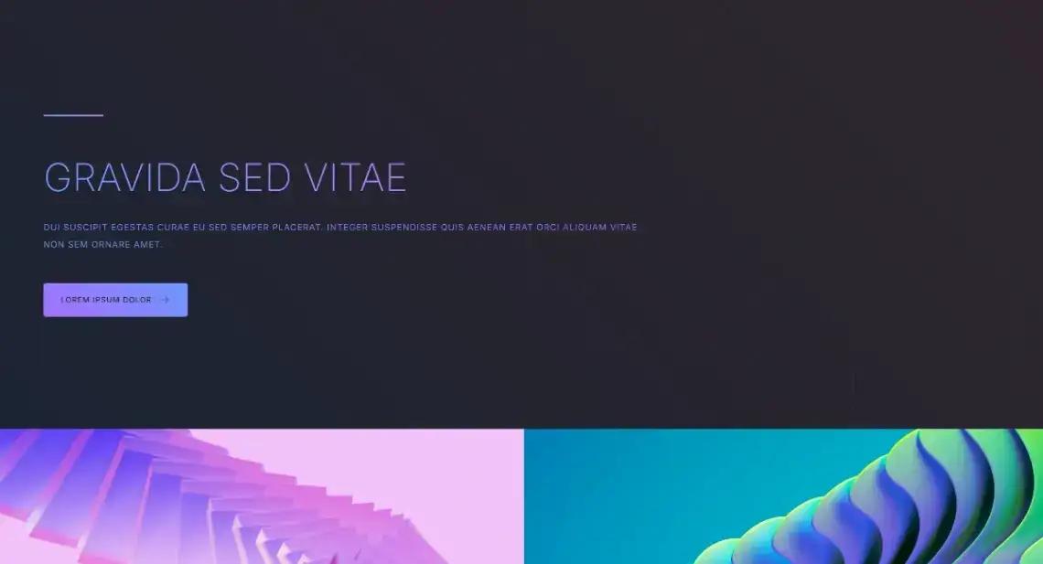 Professional Service home page screenshot