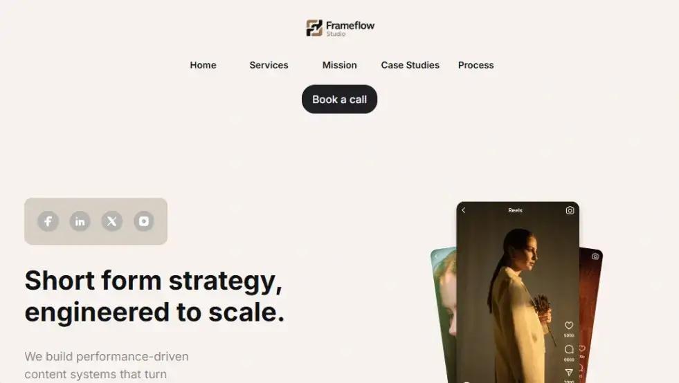 Digital Agency home page screenshot