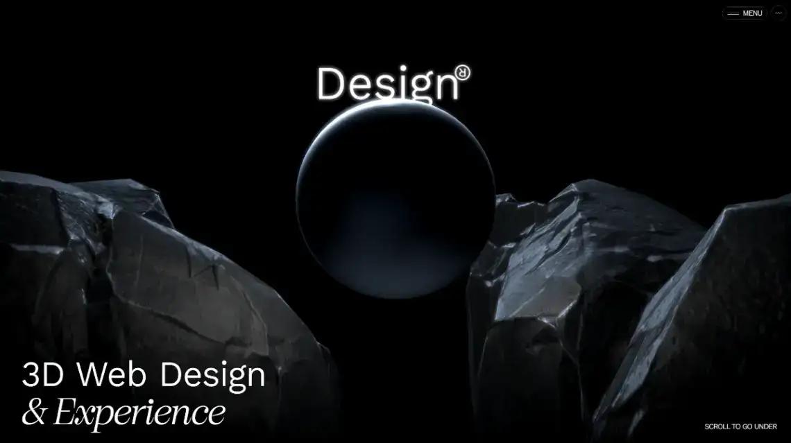 Web Design Studio home page screenshot