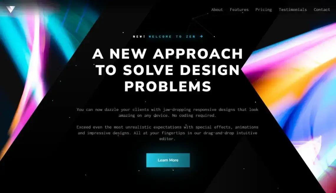 Tech SaaS Showcase home page screenshot