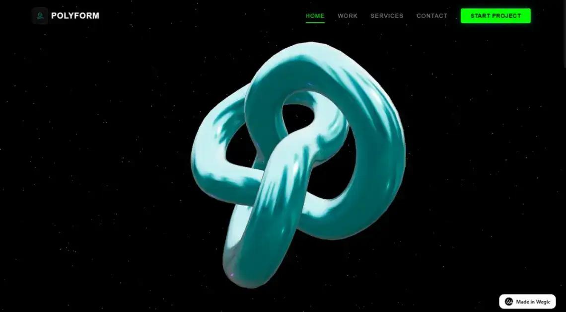 Creative 3D Studio home page screenshot