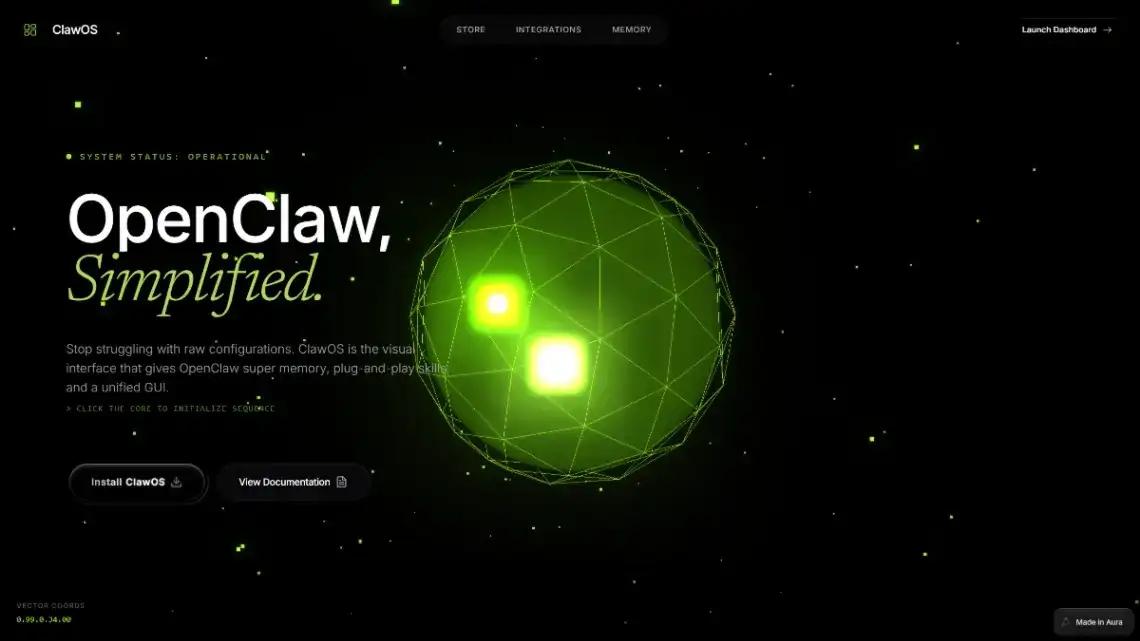 AI Dashboard home page screenshot