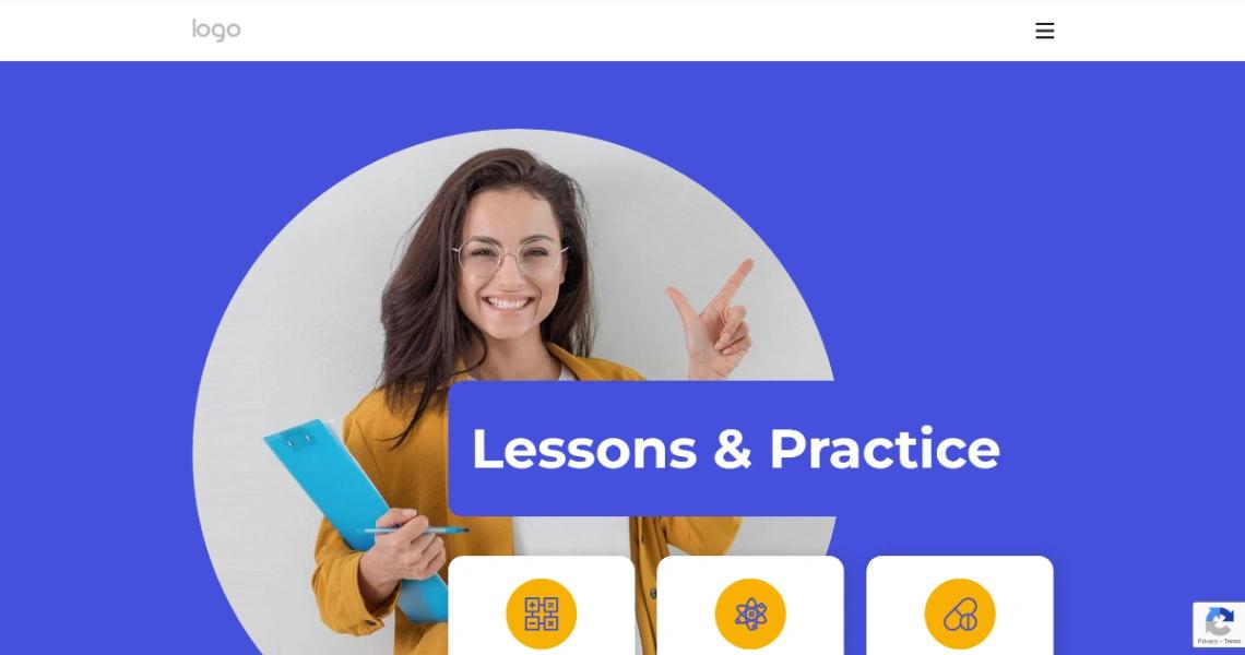 Teaching Practices website template