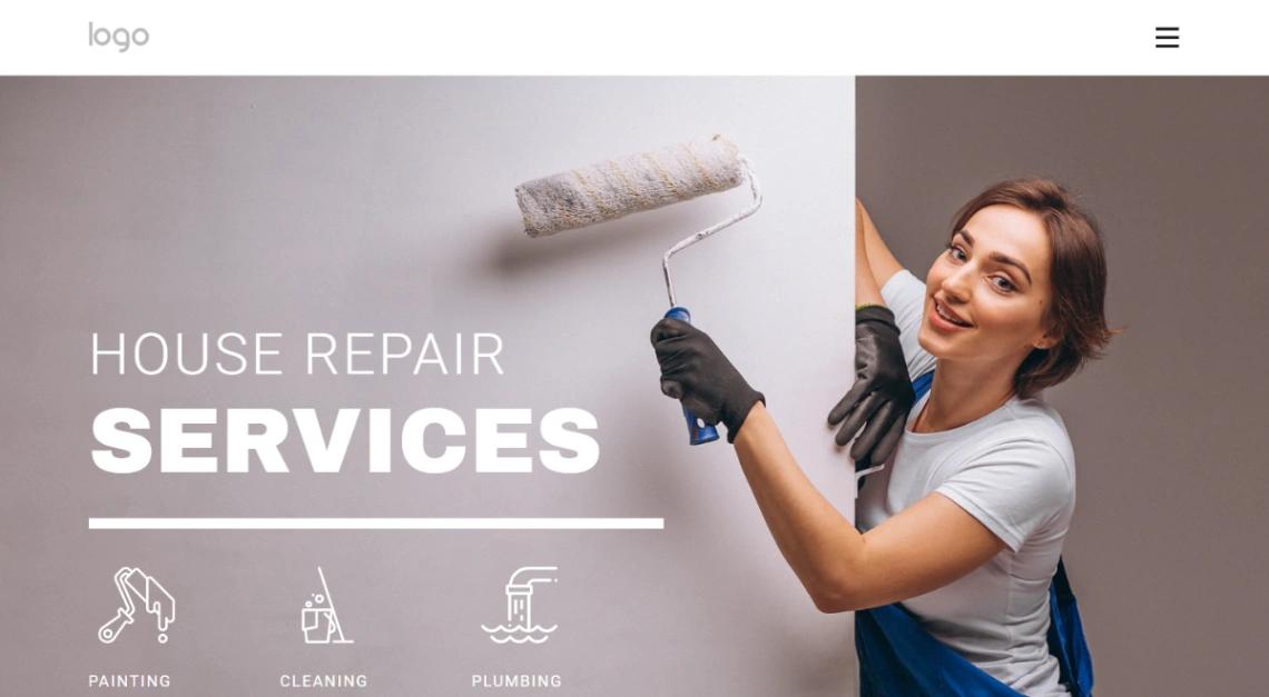House Repair website template