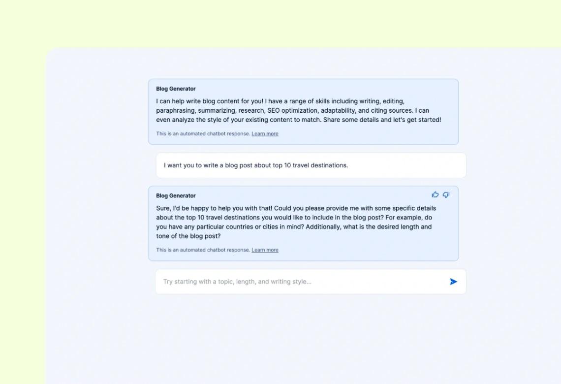 AI Blog Generator web application template