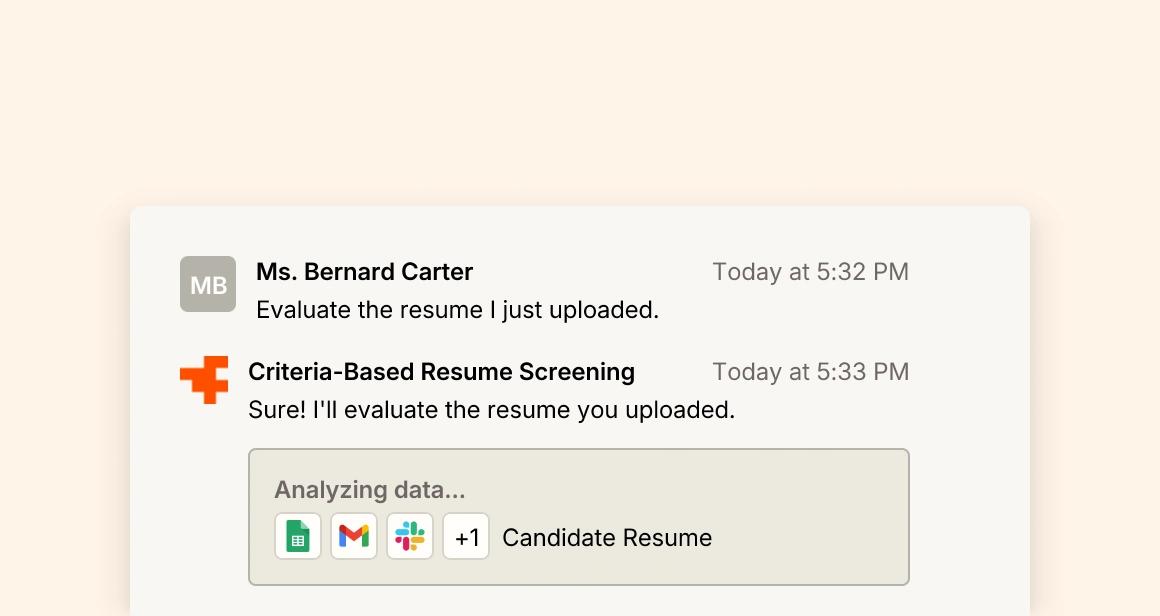 Resume Screening web application template