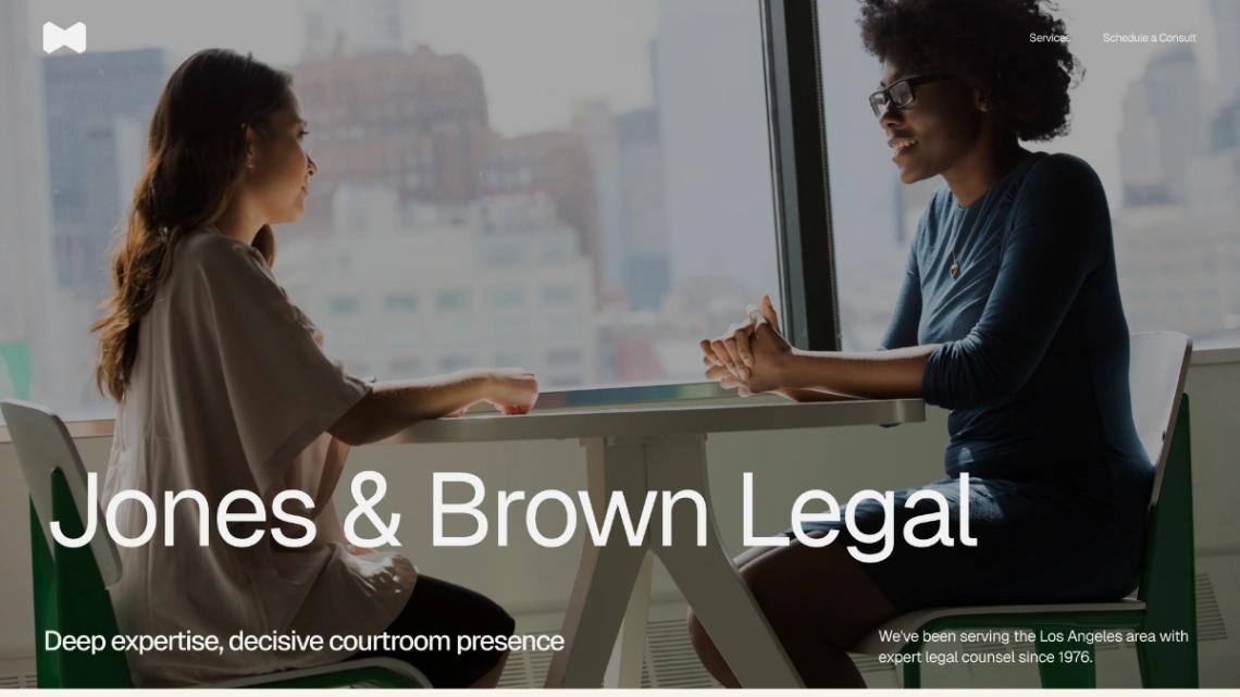 Legal Services website template