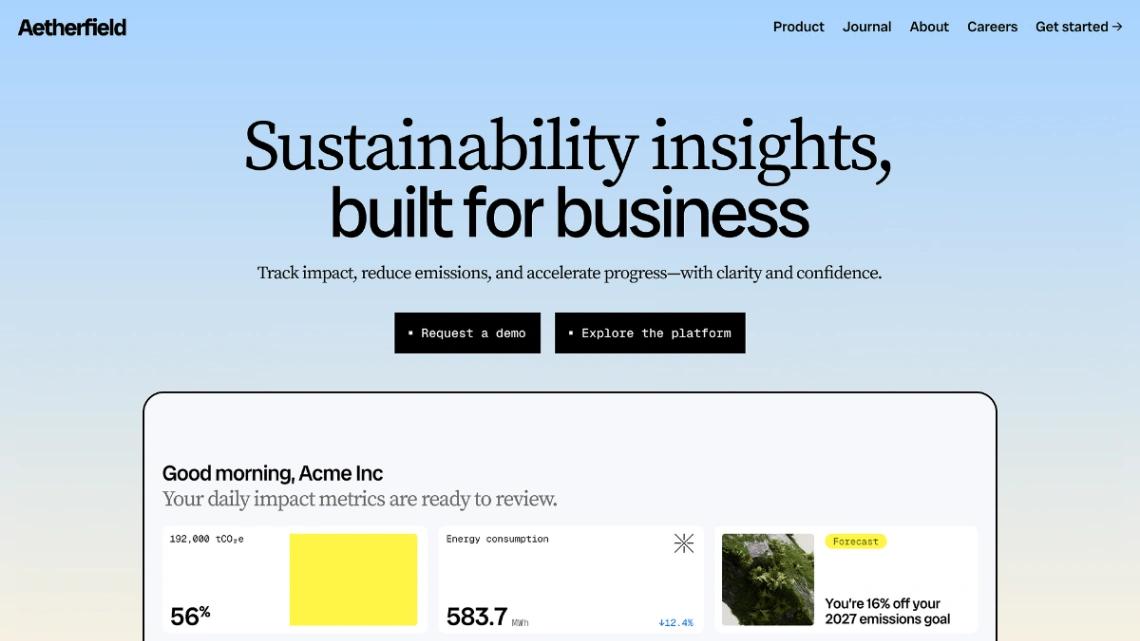 SaaS Company website template