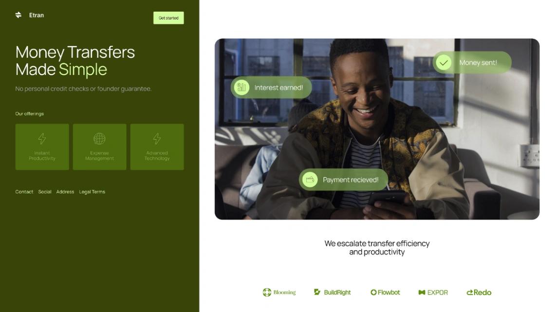 App Download website template