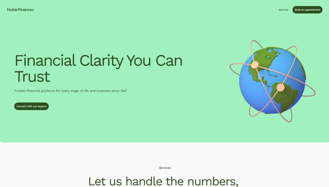 Accounting Services website template