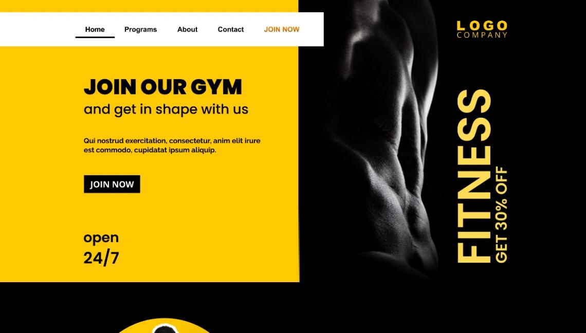 Gym Website website template