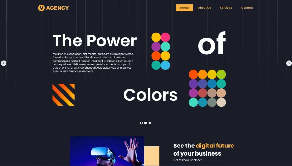Digital Agency website template