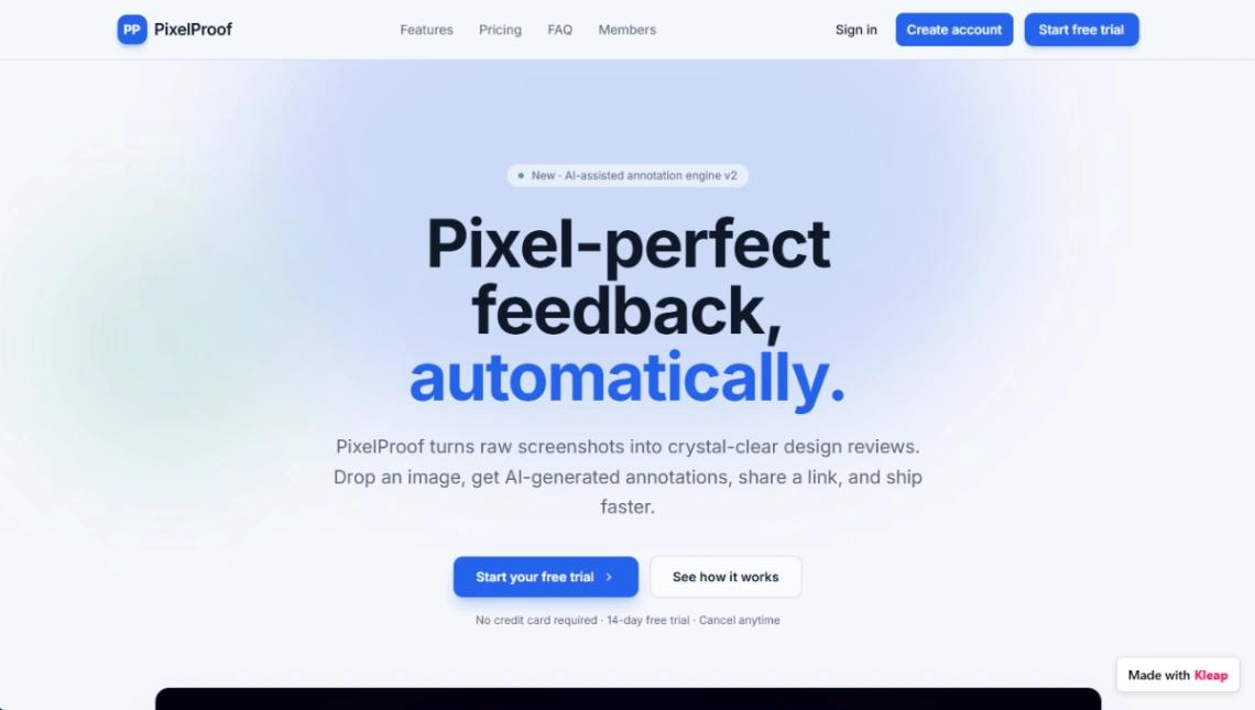 AI SaaS Landing website template