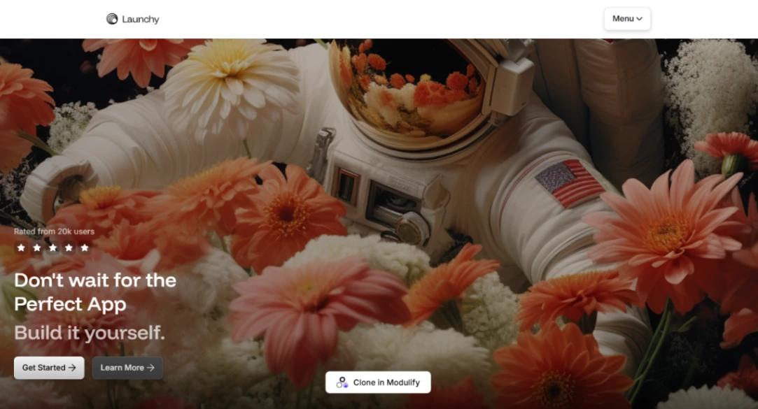 AI Platform Product website template