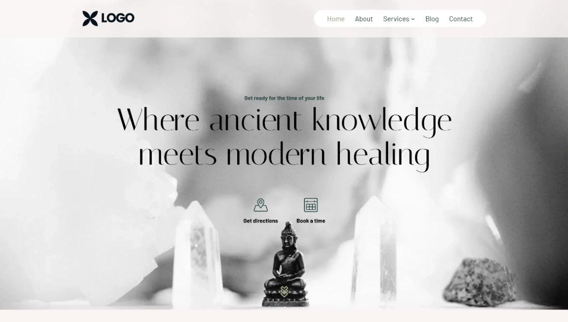 Holistic Clinic website template