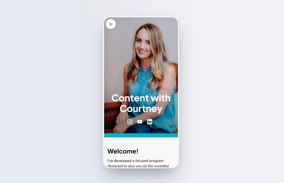 Masterclass & Course Seller mobile app design template