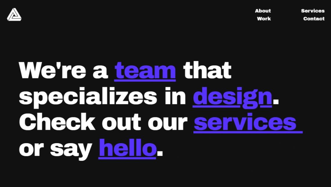 Design Agency Portfolio website template