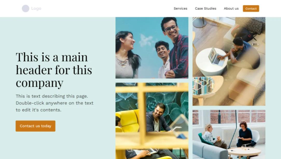 Professional Services Firm website template