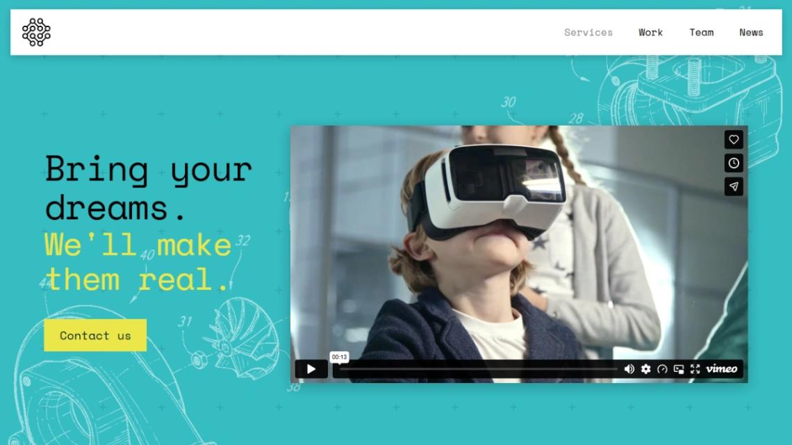 Innovation Agency website template