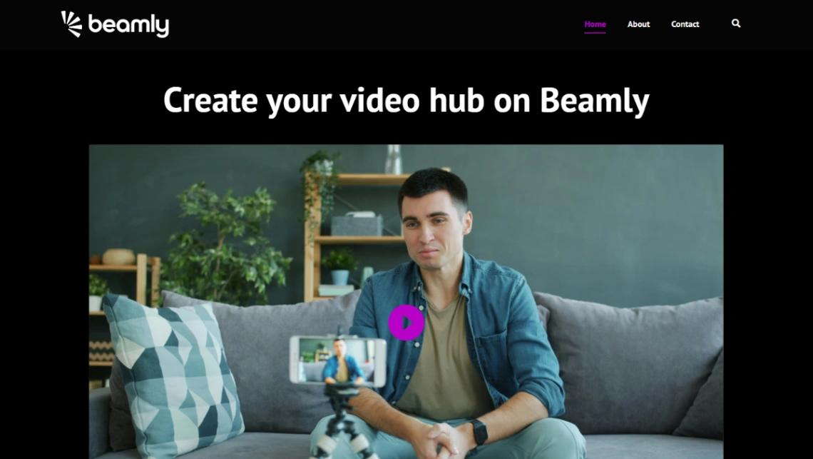 Multi-Content Creator website template