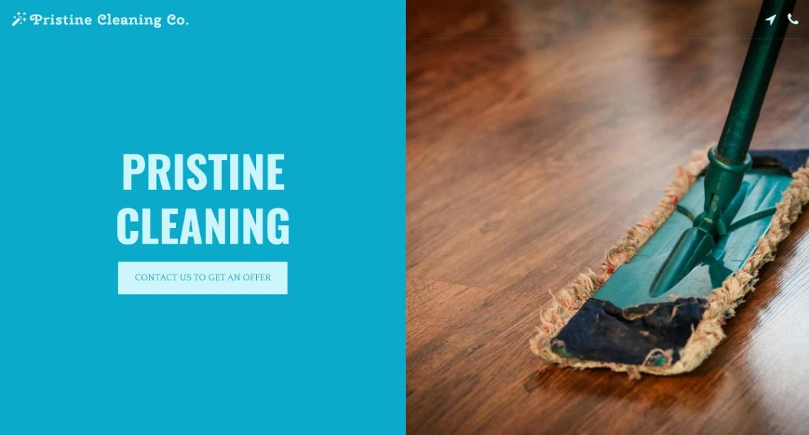 Cleaning Services website template