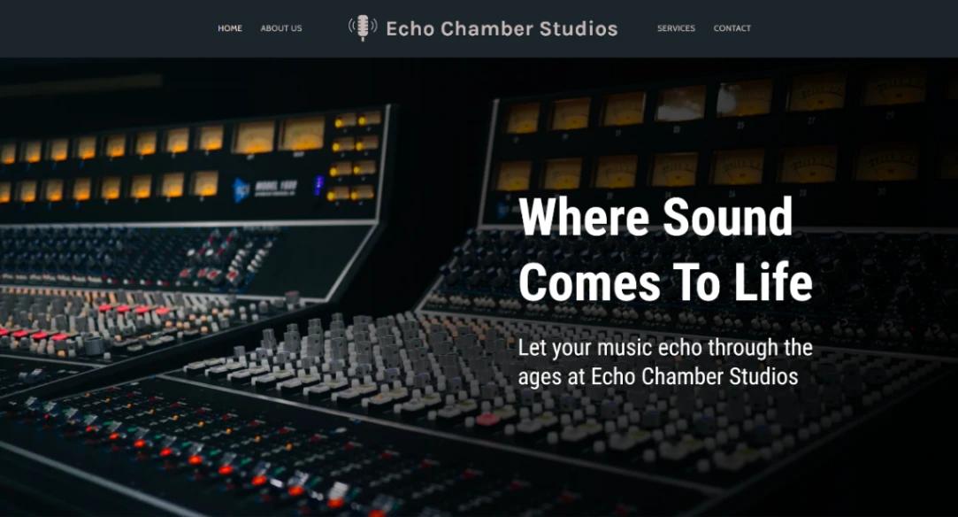 Music Producer website template
