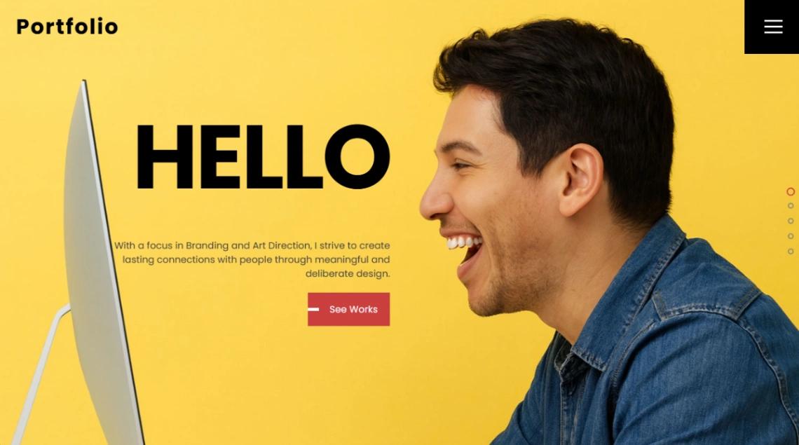 Designer Creative Portfolio website template