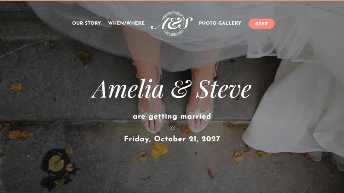 Wedding Invitation website template