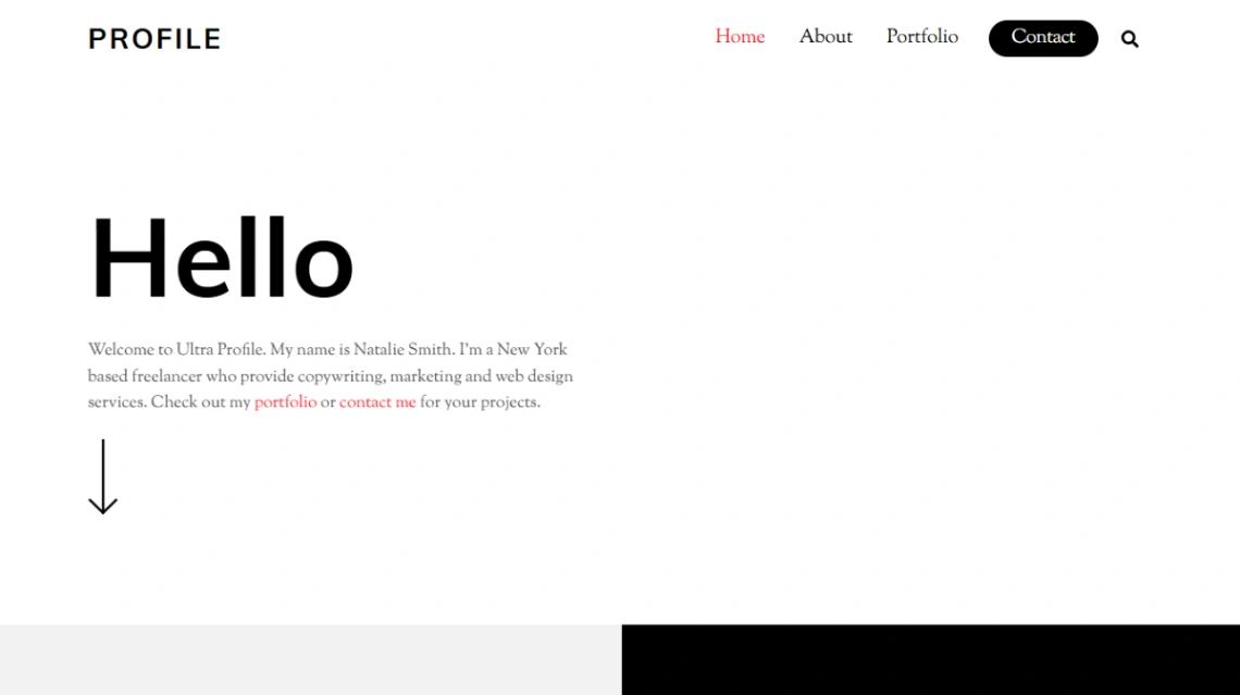 Digital Freelancer Portfolio website template