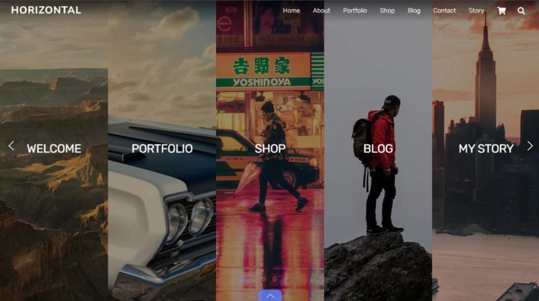Travel Photo Portfolio website template
