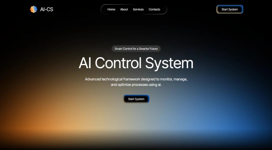 AI Automation Landing website template