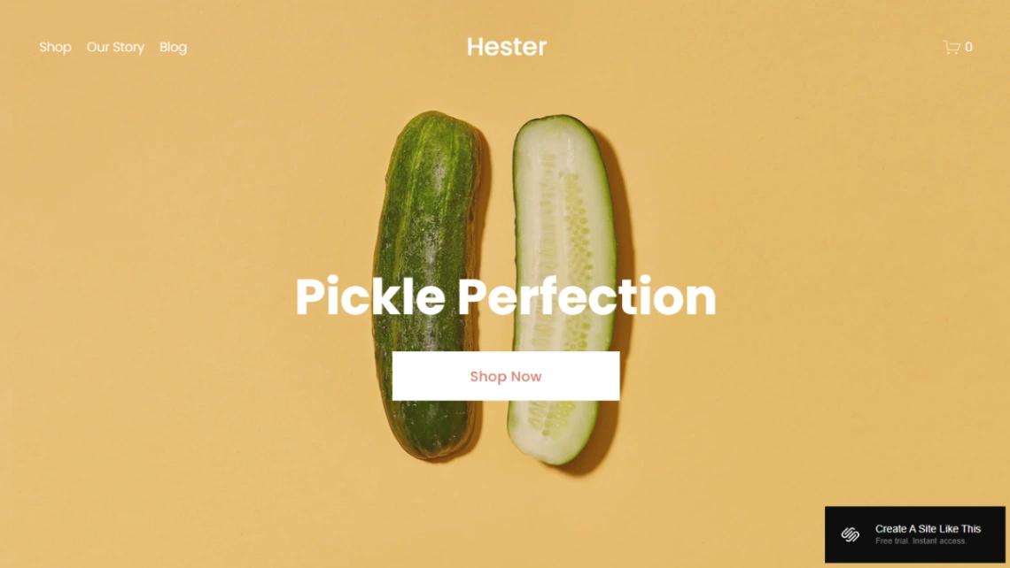 Farm Products Store website template