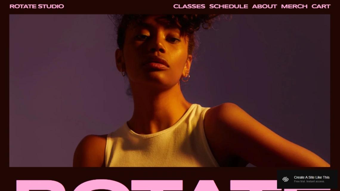 Dance Studio website template