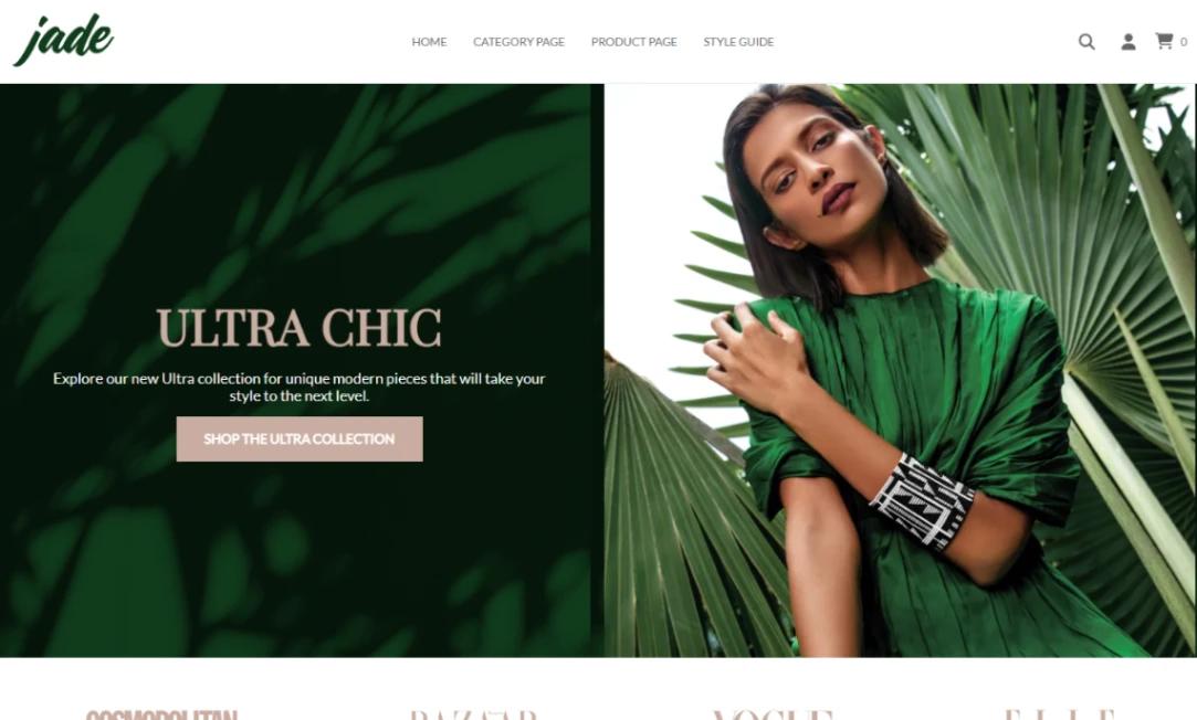Fashion Boutique Store website template