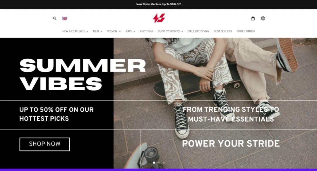 Streetwear Store website template