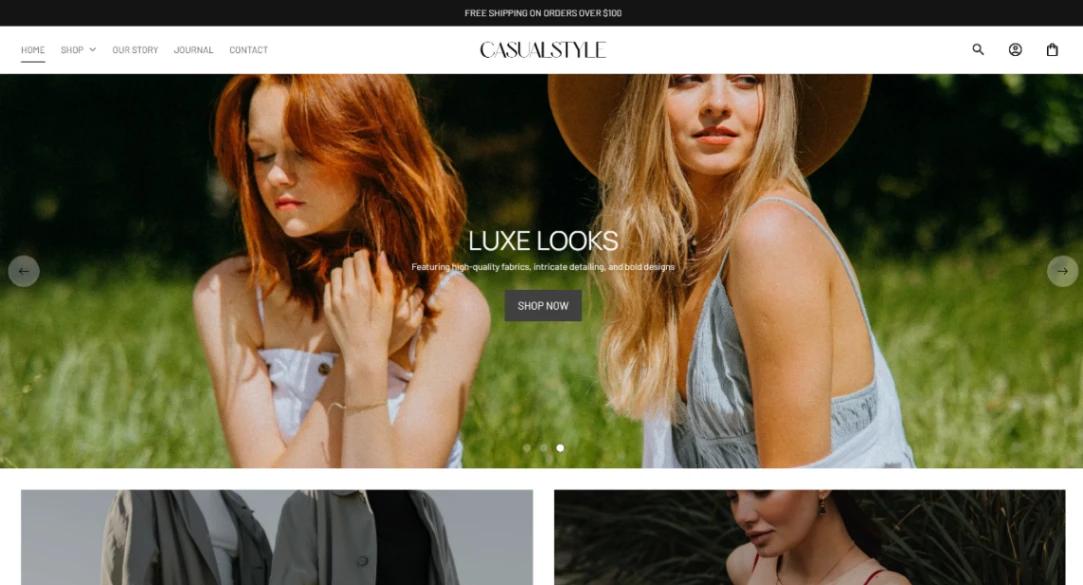Fashion Clothing Store website template