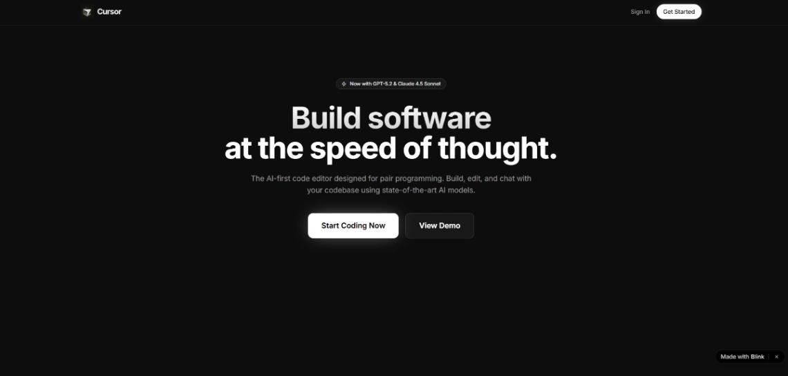 Cursor Clone web application template