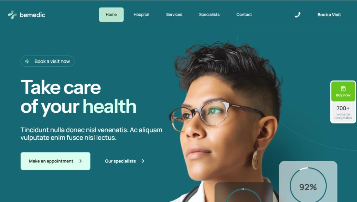 Medical Clinic website template