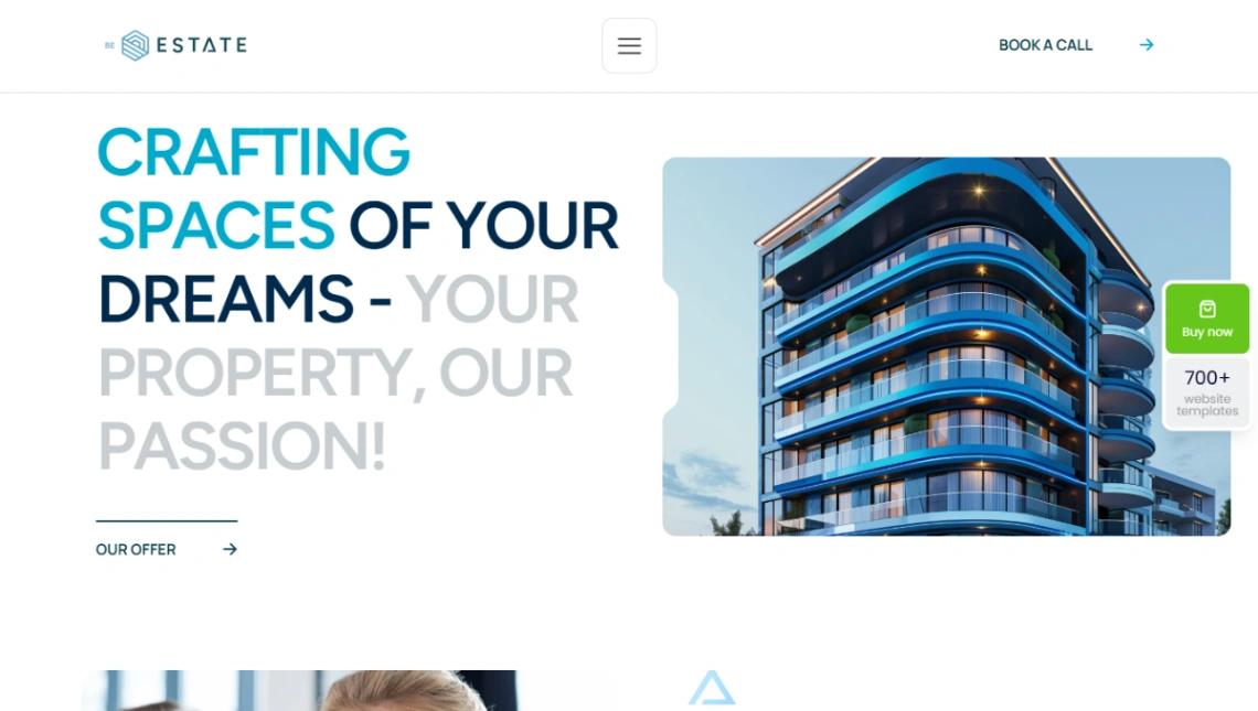 Real Estate Agency website template