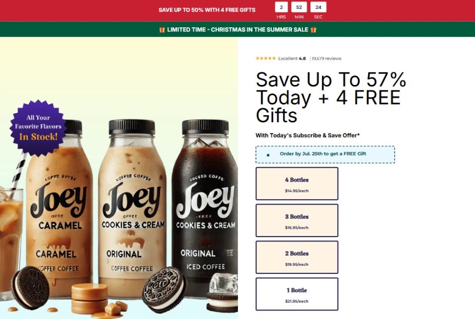 Product Bundle Funnel website template