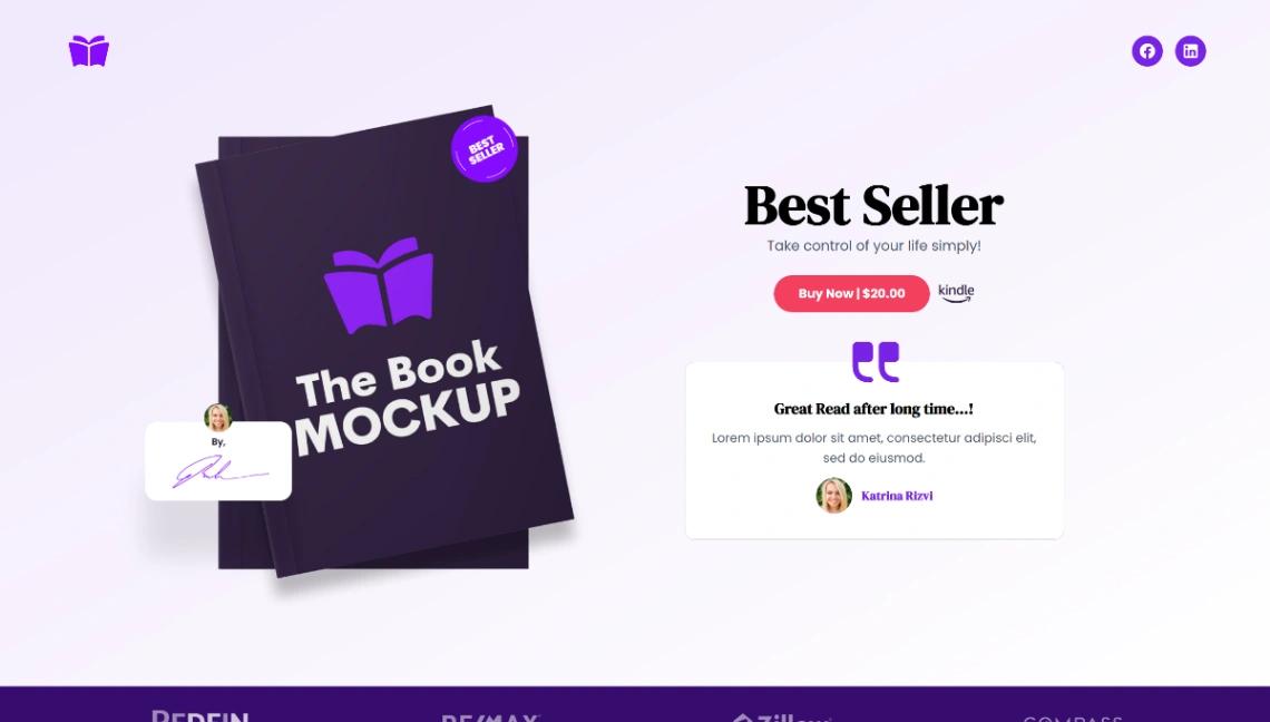 Book Sales website template