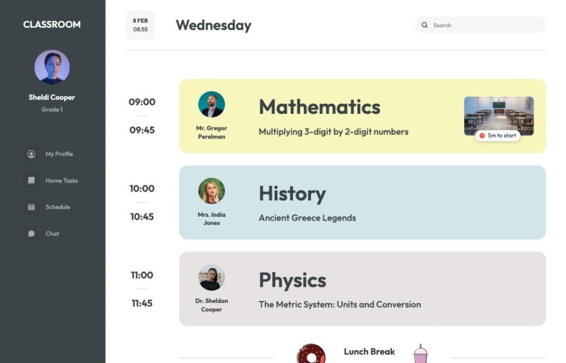 Course Management web application template