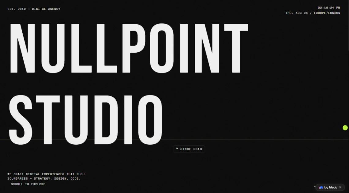 Creative Studio Portfolio website template