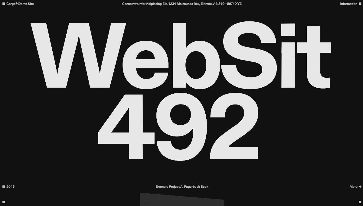 Graphic Design website template