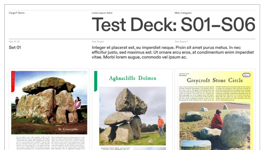 Deck Presentation website template