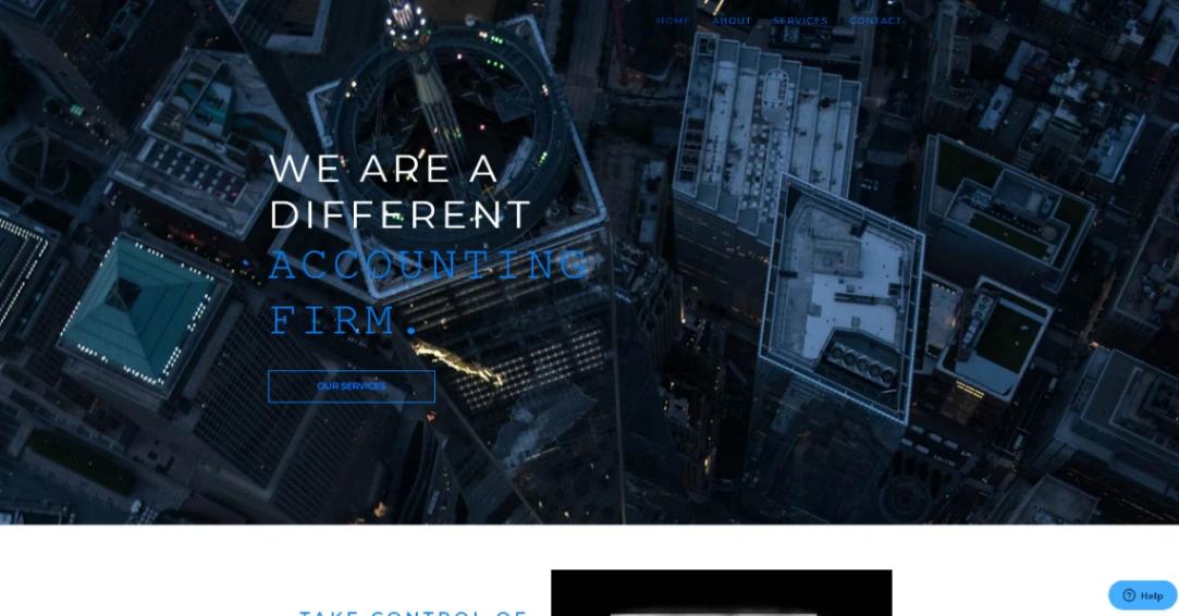 Accounting Firm website template