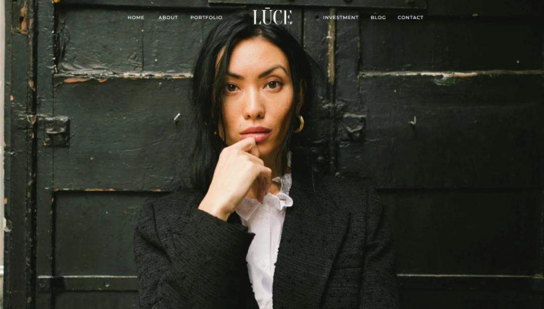 Visual Storyteller Portfolio website template