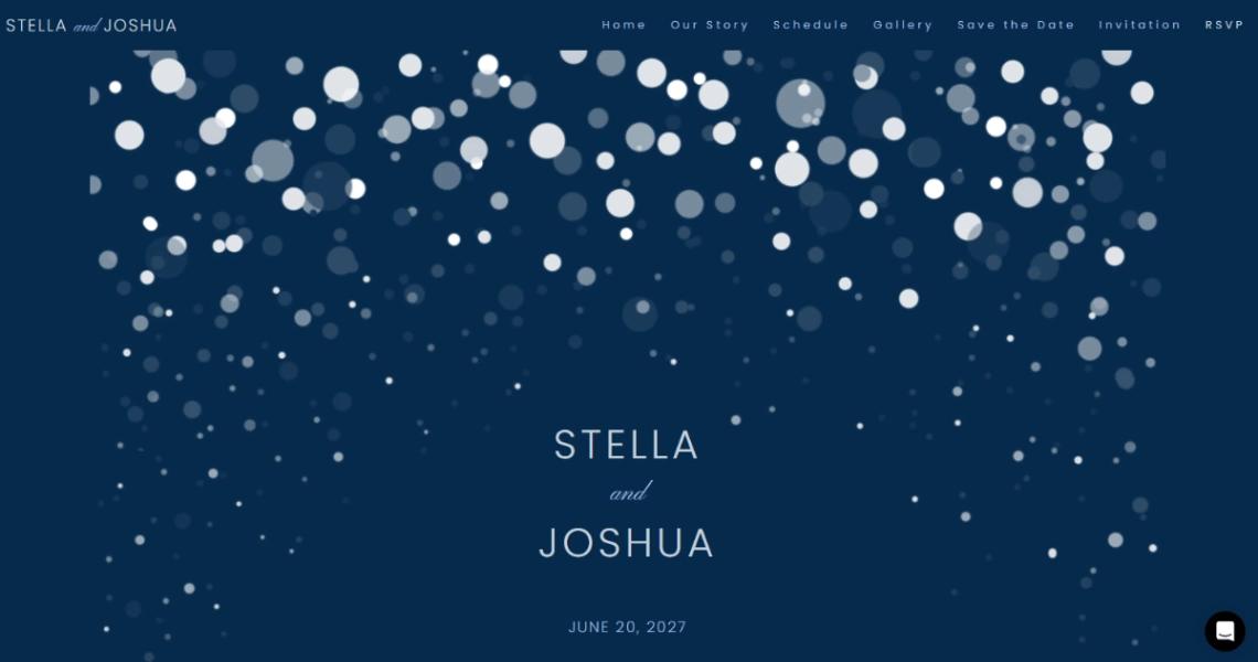 Celestial Dark Event website template