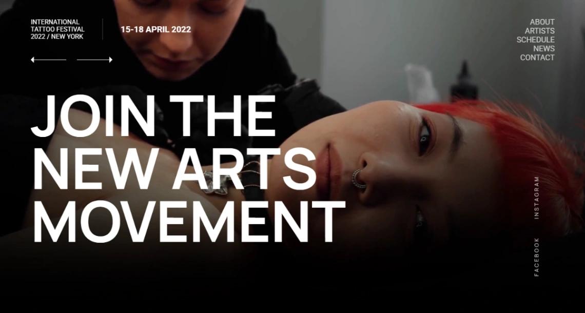 Tattoo Festival website template